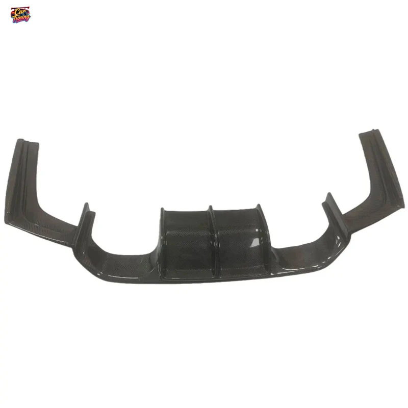 

for BMW F80 M3 F82 F83 M4 2014-2020 Body Kit M3 M4 3PCS V Style Carbon Fiber Rear Bumper Diffuser