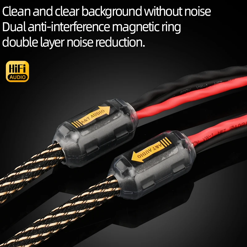 Canare 6N OFC HiFi Audio 2RCA Cable with Ground Wire for Black Tape Player LP Vinyl Record Player Amplifier Chassis Signal Cable