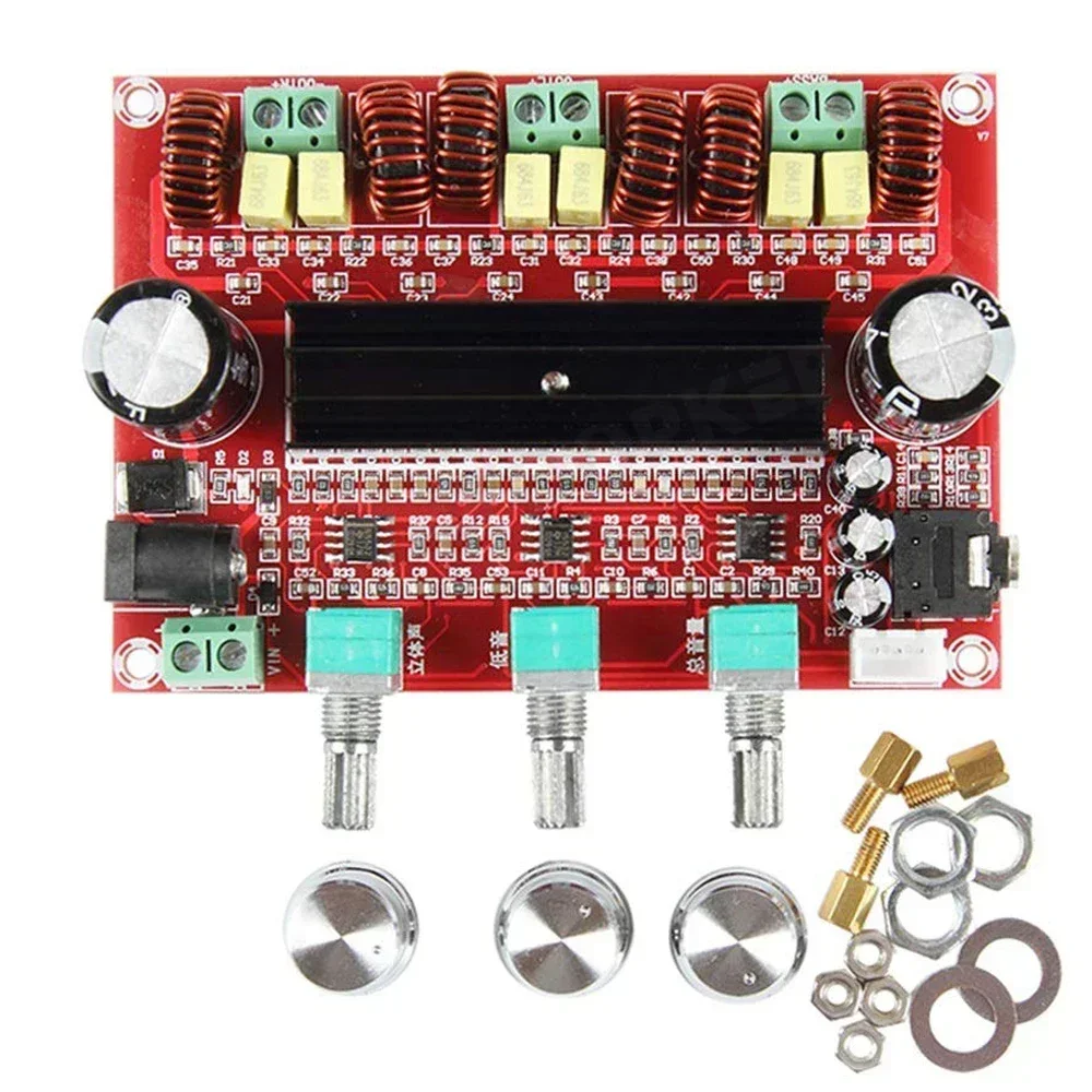 TPA3116D2 Channel 2.1 Power Amplifier Digital Subwoofer Amp Board Module XH-M139 50W*2 + 100W 4-8Ω Packed in Electrostatic Bag