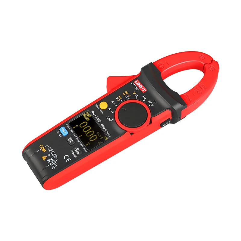 TECPEL UT216C 100A True RMS Clamp Meter Auto-Range Multimeter Frequency Measurement Digital Display 600V 20mF Capacitance 20M - view 2