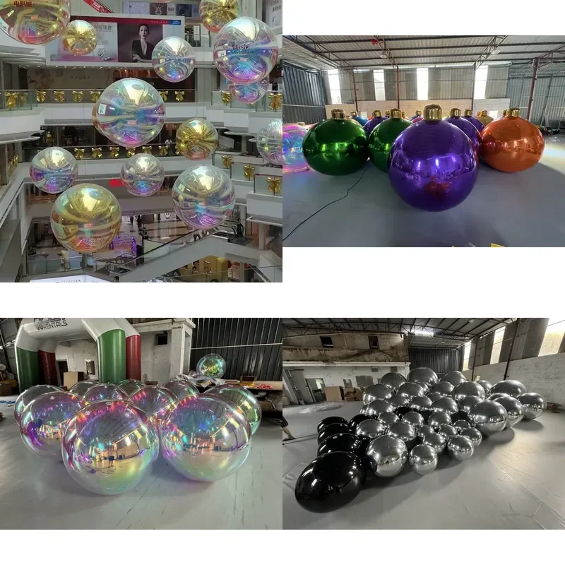 

Custom Outdoor PVC Advertising Inflatable Balloon Giant Waterproof LED Color Hanging Inflatable Ball