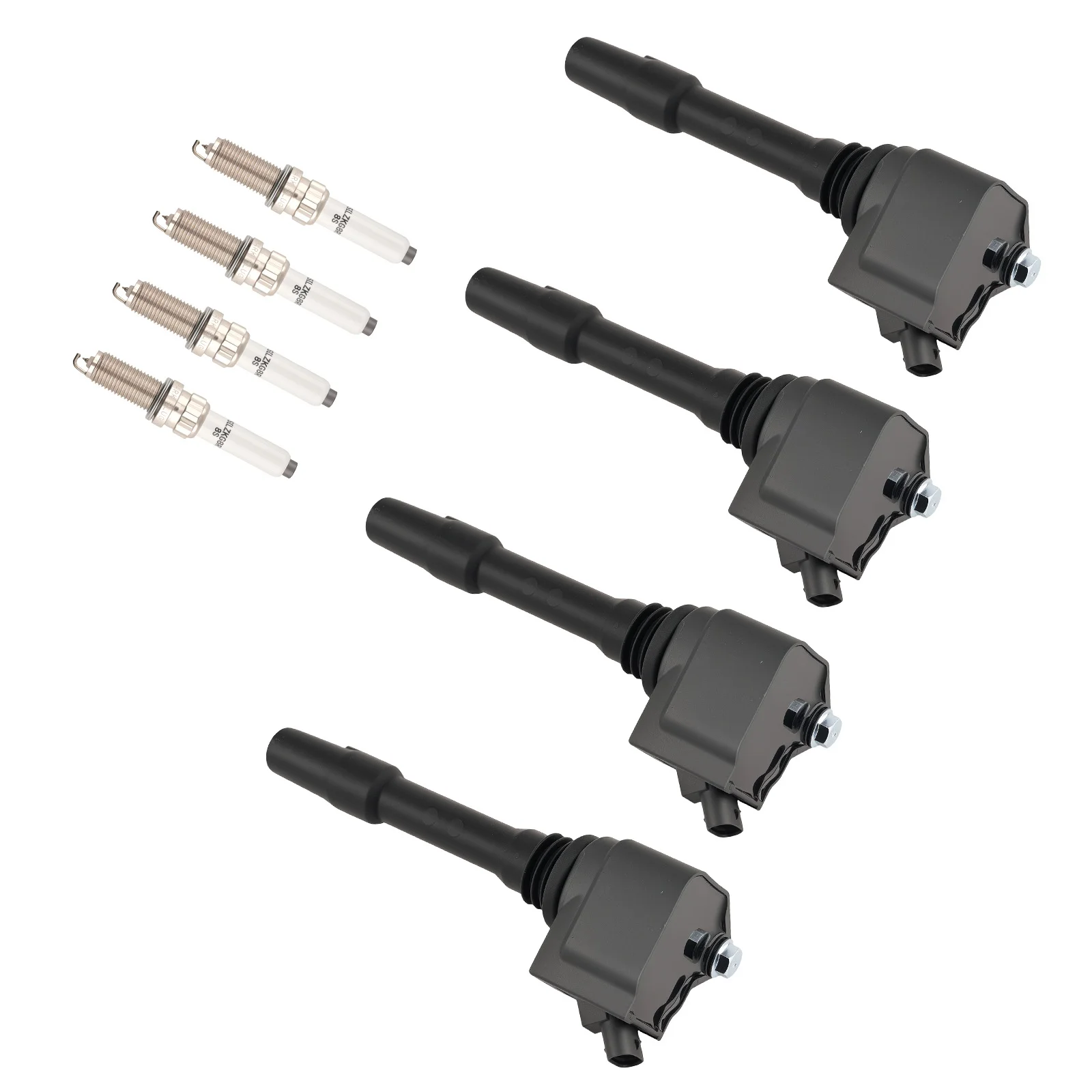 

4x Ignition Coils & Spark Plug for BMW 230i/330i/430i/530i 2016-2020 12138678438