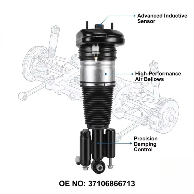 Rear Air Shock Absorbers Kit 37106866713 for BMW G32 Air Suspension System Hot Sale Car Parts Air Shocks for Cars