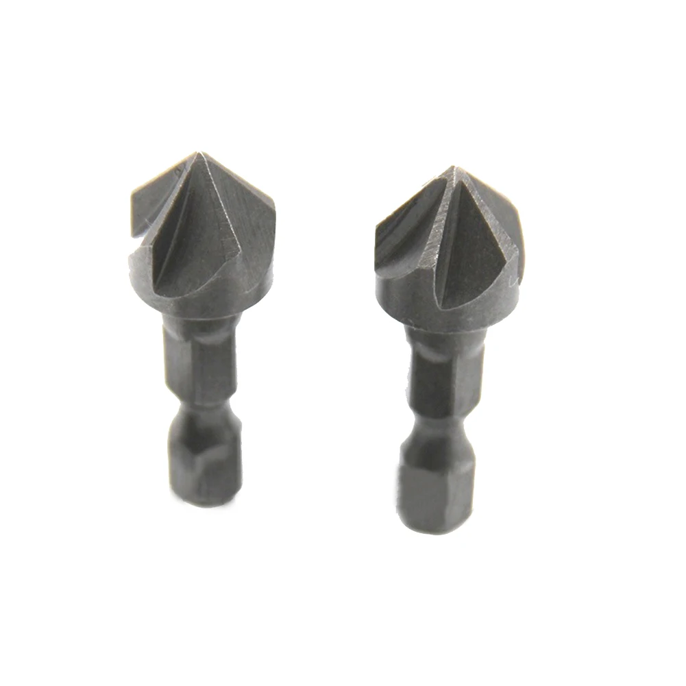 Power Tools Chamfering Tool Countersink Drill Debur Gray Hole Opener Woodworking 1pcs 45# Steel 100% Brand New