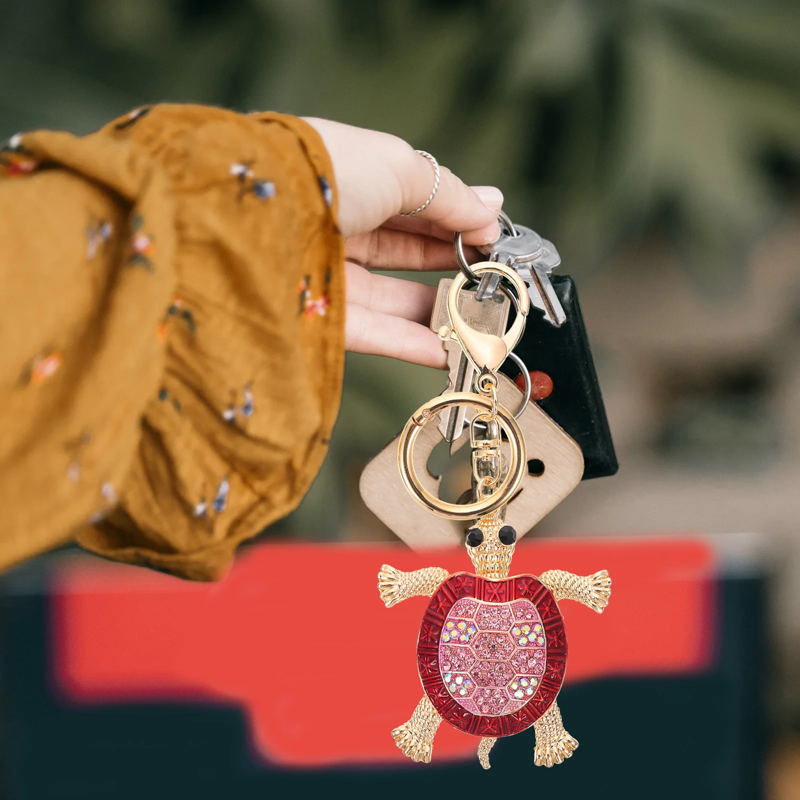 

12Pcs Spring O-Rings Round Keychain Clip Rust Resistant Zinc Alloy Colored Snap Buckles DIY Accessories for Keys Bags