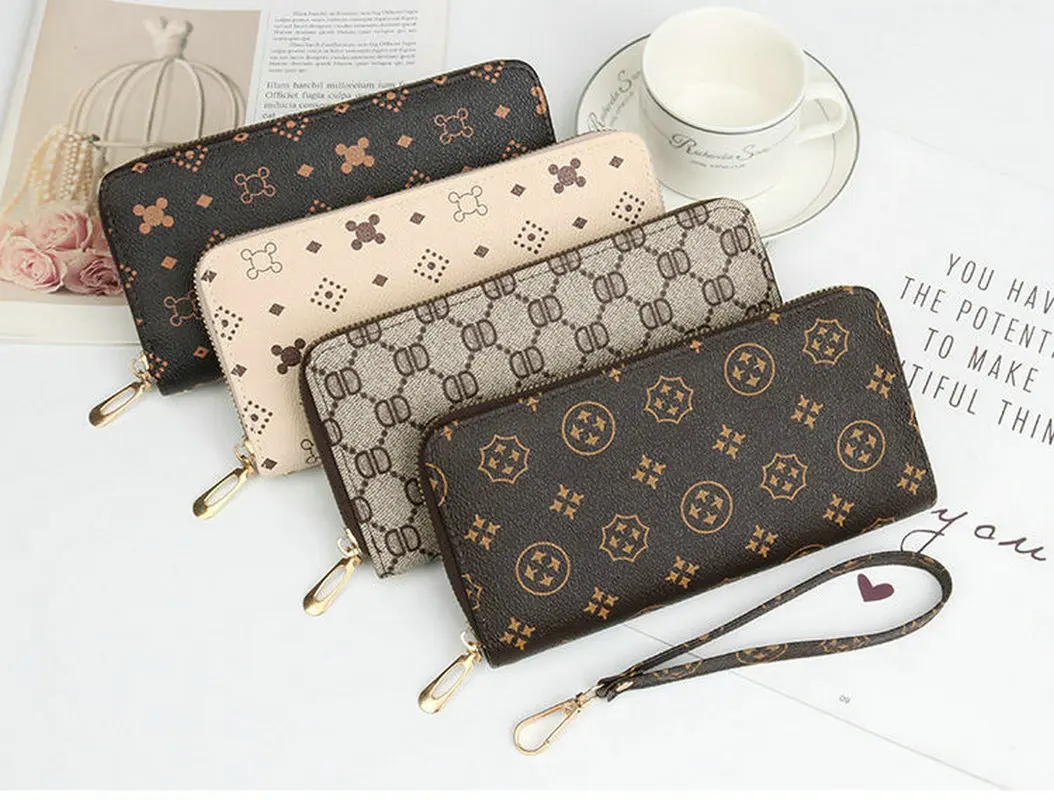 2023 New Ladies Wallets Korean Version Of Long Women Purses Luxury Designer Multi-Card Coin Purse zipper Clutch Mobile Phone Bag