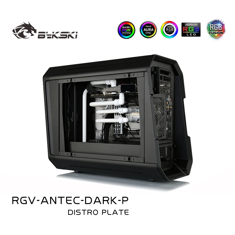 Bykski-kit de placa astro para Antec Dark Cube, radiador de refrigeración de agua para CPU/GPU, soporte para bomba DDC