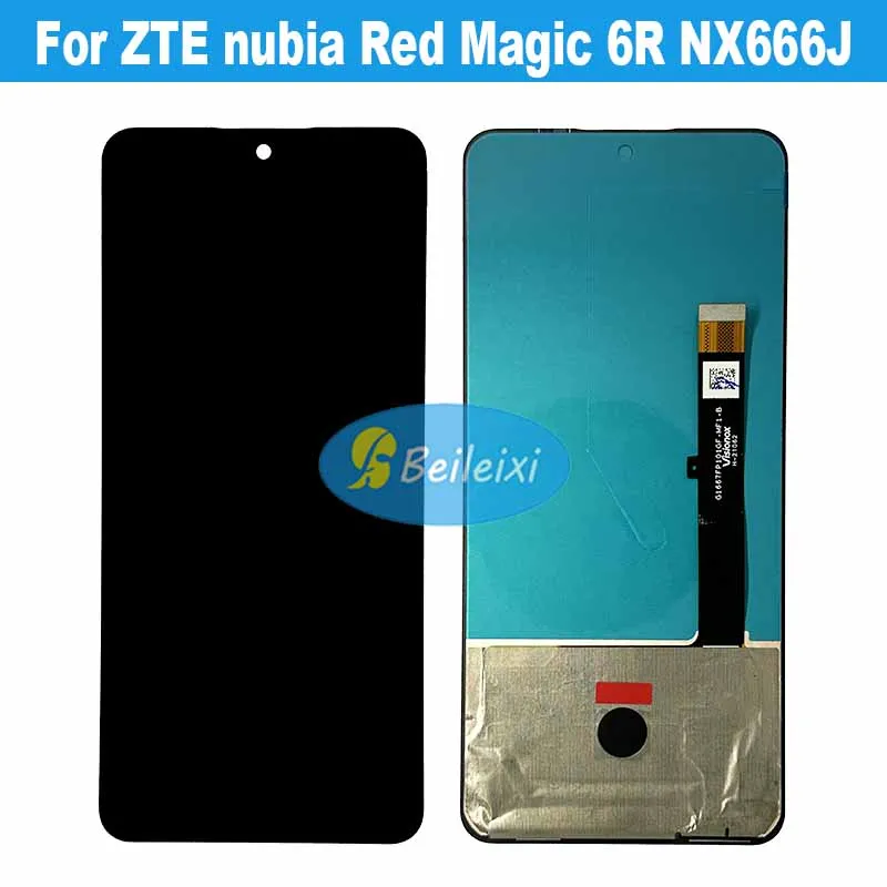 Imagem -02 - Lcd Touch Screen Digitador Montagem para Zte Nubia Vermelho Magia 6r Nx666j