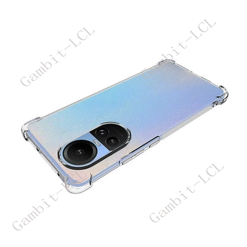 

For OPPO Reno10 Pro Global Reno 10 CPH2525 CPH2531 Smartphone Phone Original Protective Back Cover Soft Anti-Falling TPU Case
