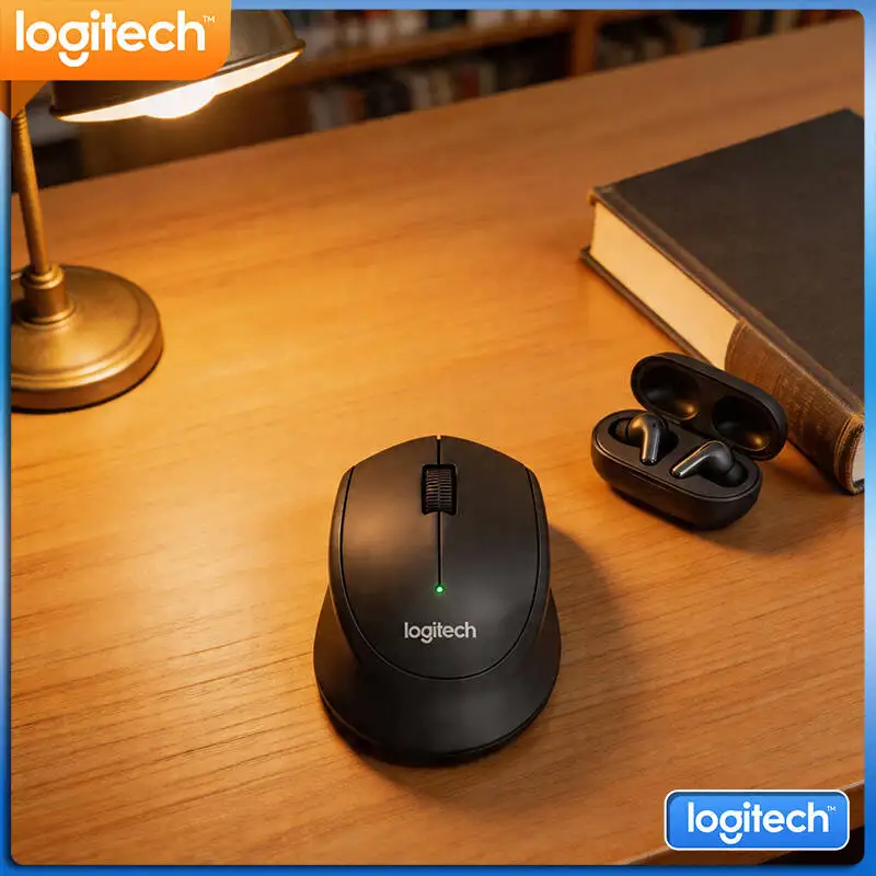 

Logitech M280 Ergonomic Wireless Mouse Quiet Tap 10m Link 18-Month Battery Easy Install for Study Laptop