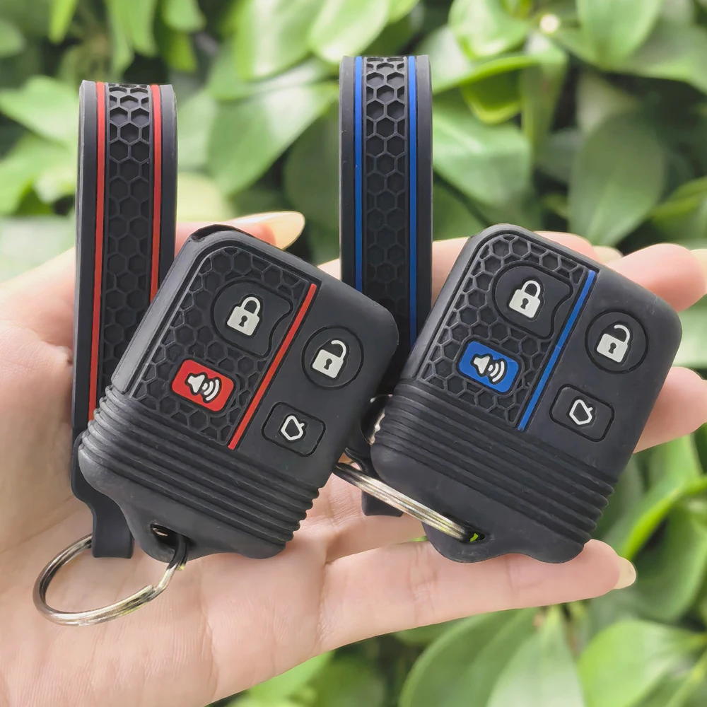 Car Key Fob Cover for Ford Focus/Ranger/Explorer/Freestyle/F150/F250/E150 Econoline Protective Case 4 Buttons