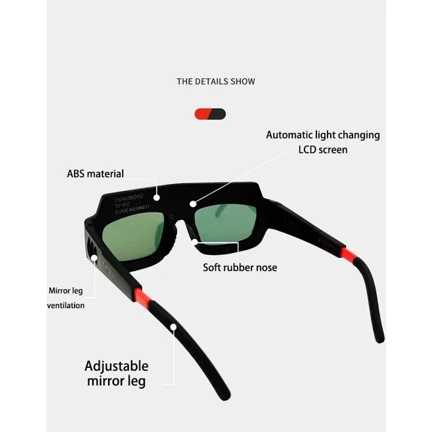 Automatische Verduistering Dimmen Lassen Bril Anti-Glare Argonbooglassen Bril Lasser Oogbescherming Bril Gereedschap