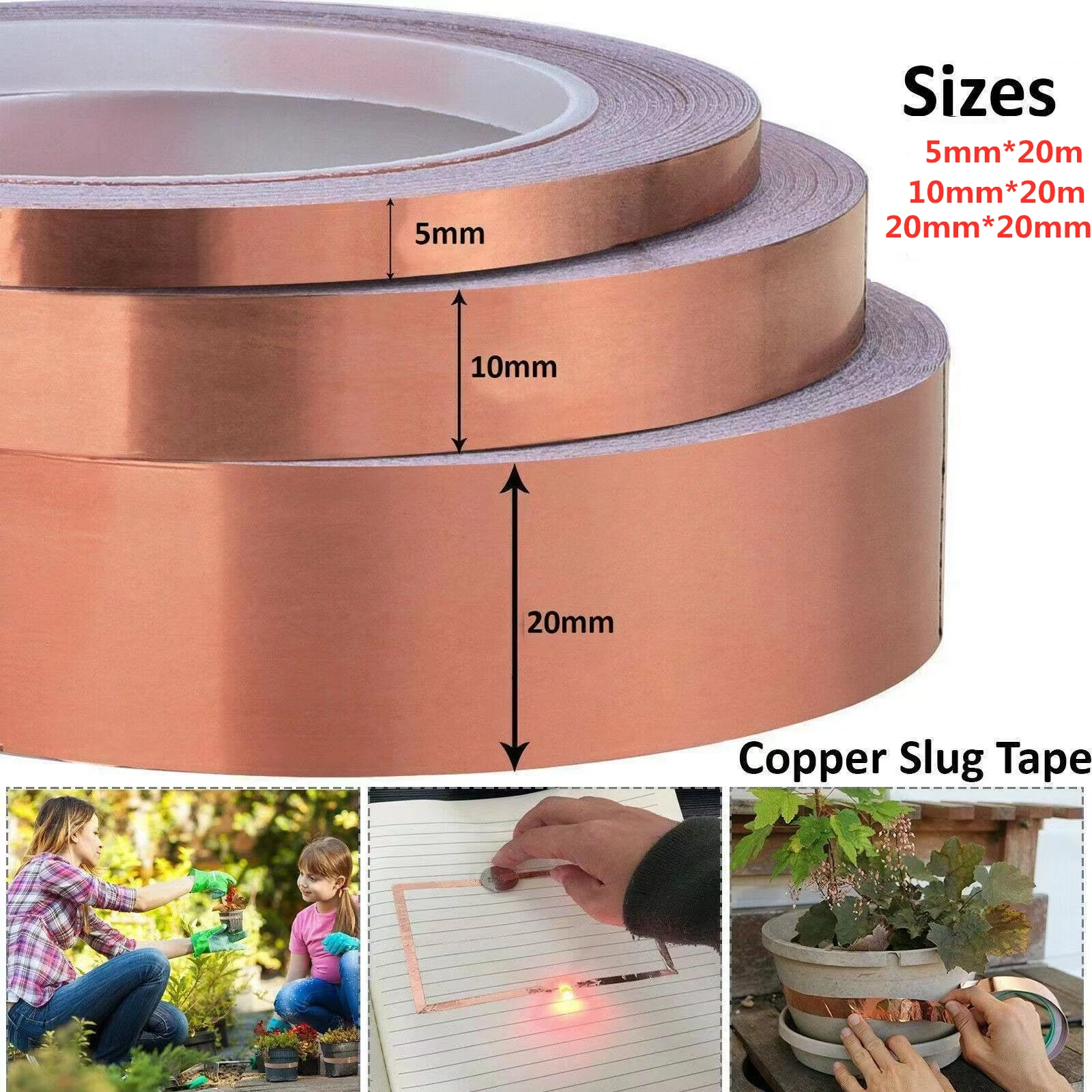 Copper Tape Double-…