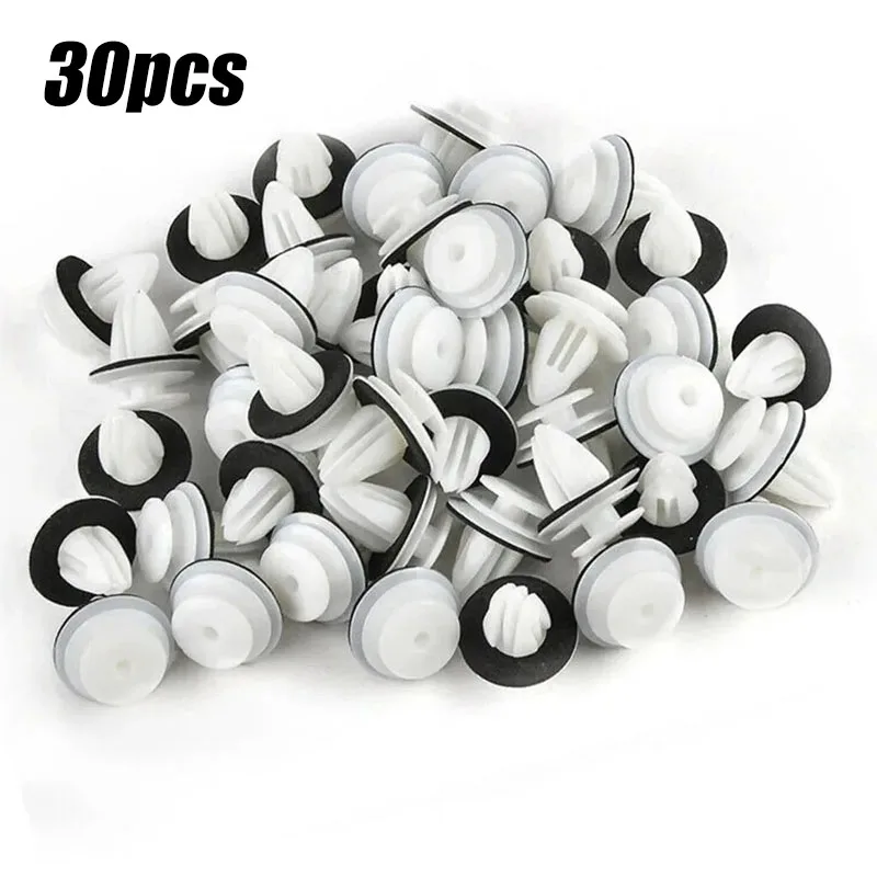10/300 stücke Auto Tür Panel Trim Clips Automobil Stoßstange Clip Verschluss Niet mit Dichtung Ring für BMW Auto innen Zubehör