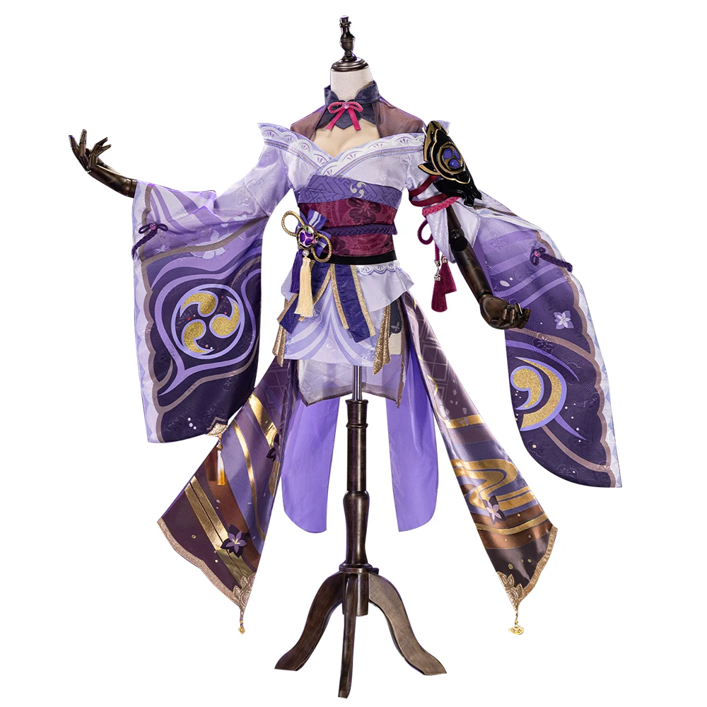 متوفر في المخزون أزياء رايدن شوغون التأثيرية 【مقاس S-XXL】WakuWaku-SR لعبة جينشين إمباكت كوسبلاي بعل أزياء تنكرية أزياء بعل #5