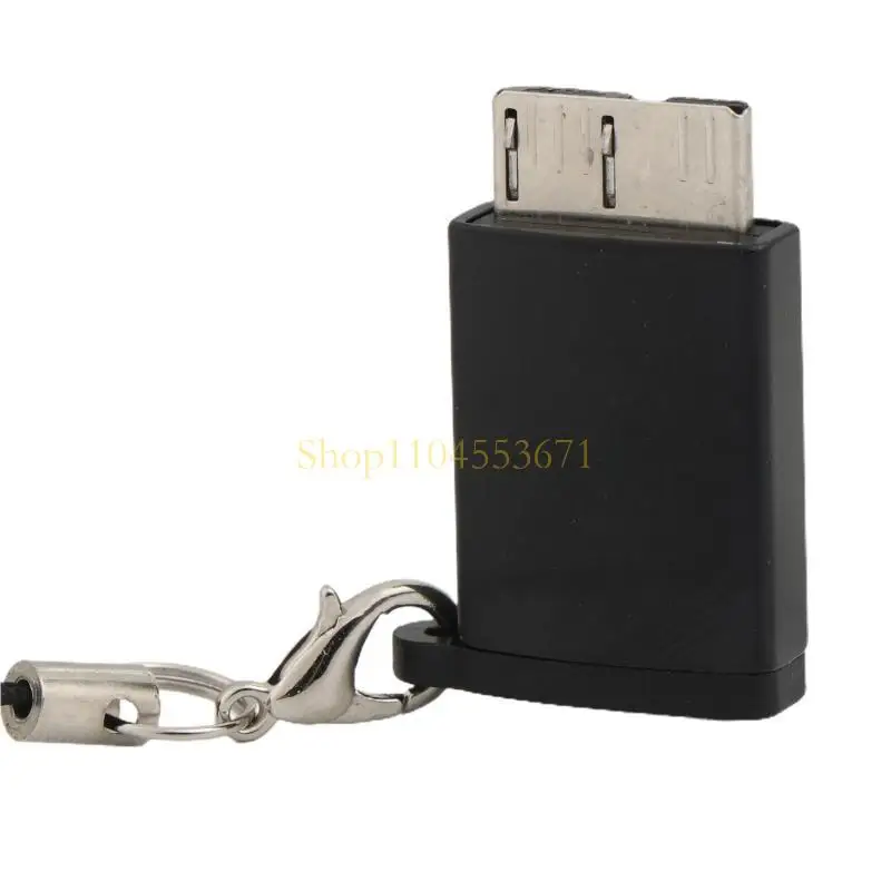 Best Seller Portable USB3.0 Micro B to USB C Adapter Aluminum Alloy for Shell USB Connector Plug & for Play USB3.0 Micro B to