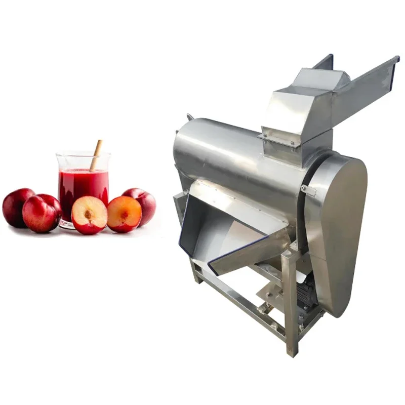 Stainless Steel Pulping Machine Peeling and Pitting Pulping Machine Fruit and Vegetable Processing Cherry Pulping Machine Mango