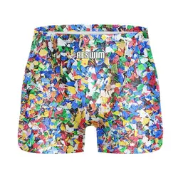 Summer Men's Swim Surf Jammer Swimwear Beach Tights Shorts Quick Dry New Surfing Swimming Trunks Gym Pantalones Jammers Swimsuit