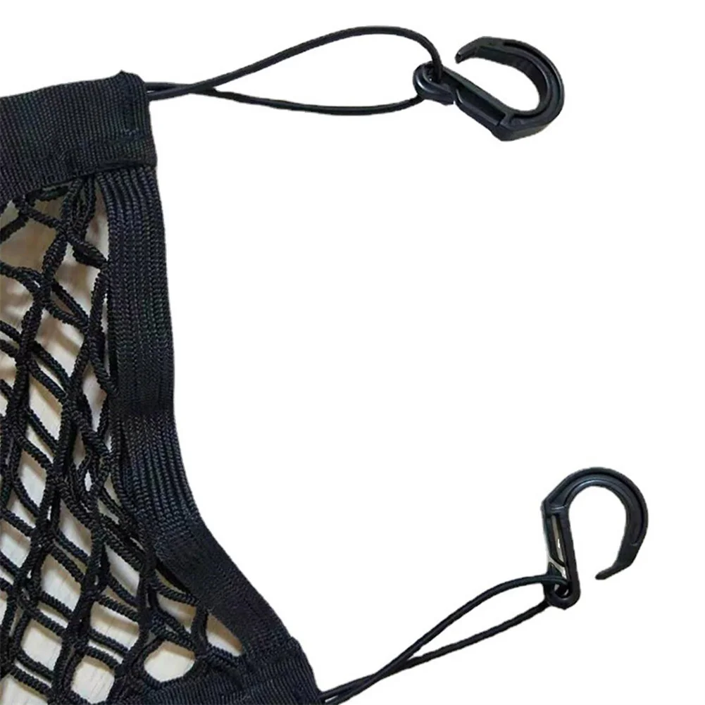 Brand New Motorcycle Cargo Net Accessory Black Hook Hold Bag Luggage Mesh Plastic Hooks Scooter 1pcs 23cmx30cm