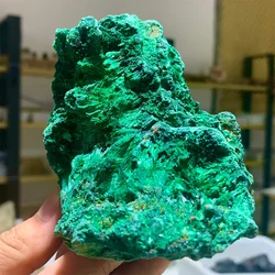 Natural Stone High Quality Rough Malachite Raw Malachite Crystal Clastic Rock Cube Collectible Minerals Specimen For Home Decor