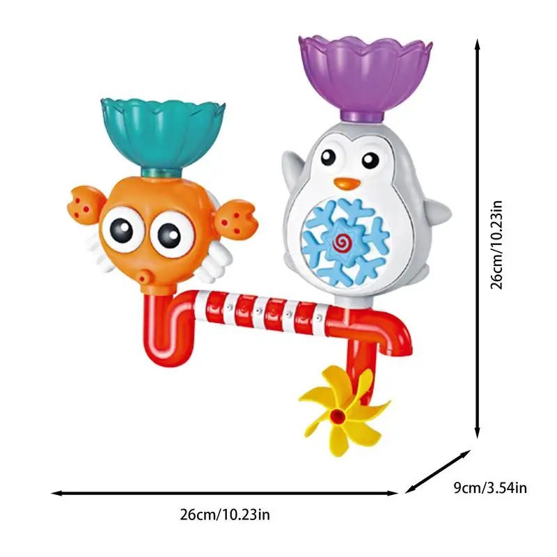 Bath Toys Suction Toys Preschool Water Play Suction Bath Toy Preschool Kids Water Play Floating Bathtub Toys Educational Sensory