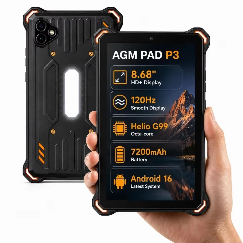 AGM P3 Rugged Tablet 8.68