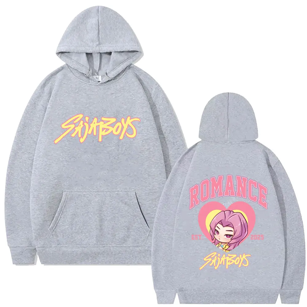 Kpop Demon Hunters Graphic Hoodie Cute Kawaii Saja Boys Pullover Hoodies Men Women Fashion Cartoon Trend Oversized Sweatshirt