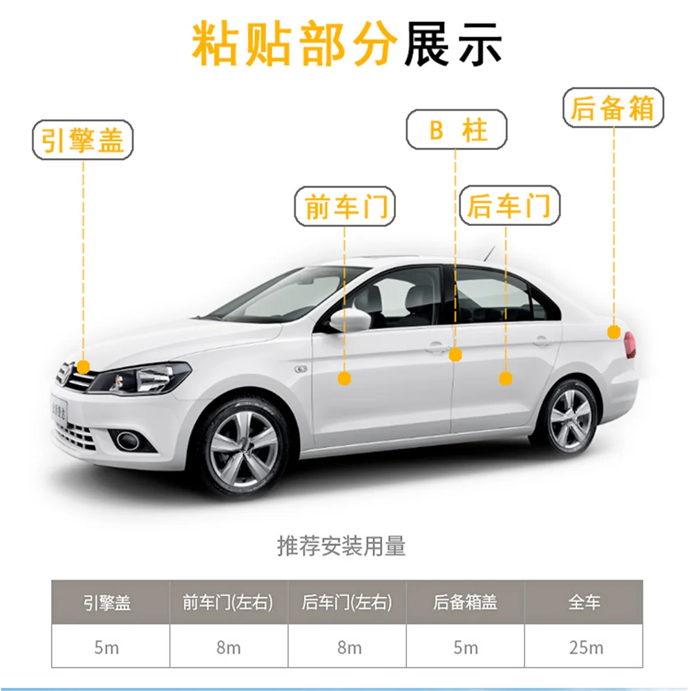 Car L-shaped sealing strip for Citroen DS-series C-Quatre C-Triomphe Picasso C1 C2 C3 C4 C4L C5 Xsara Cactus Elysee