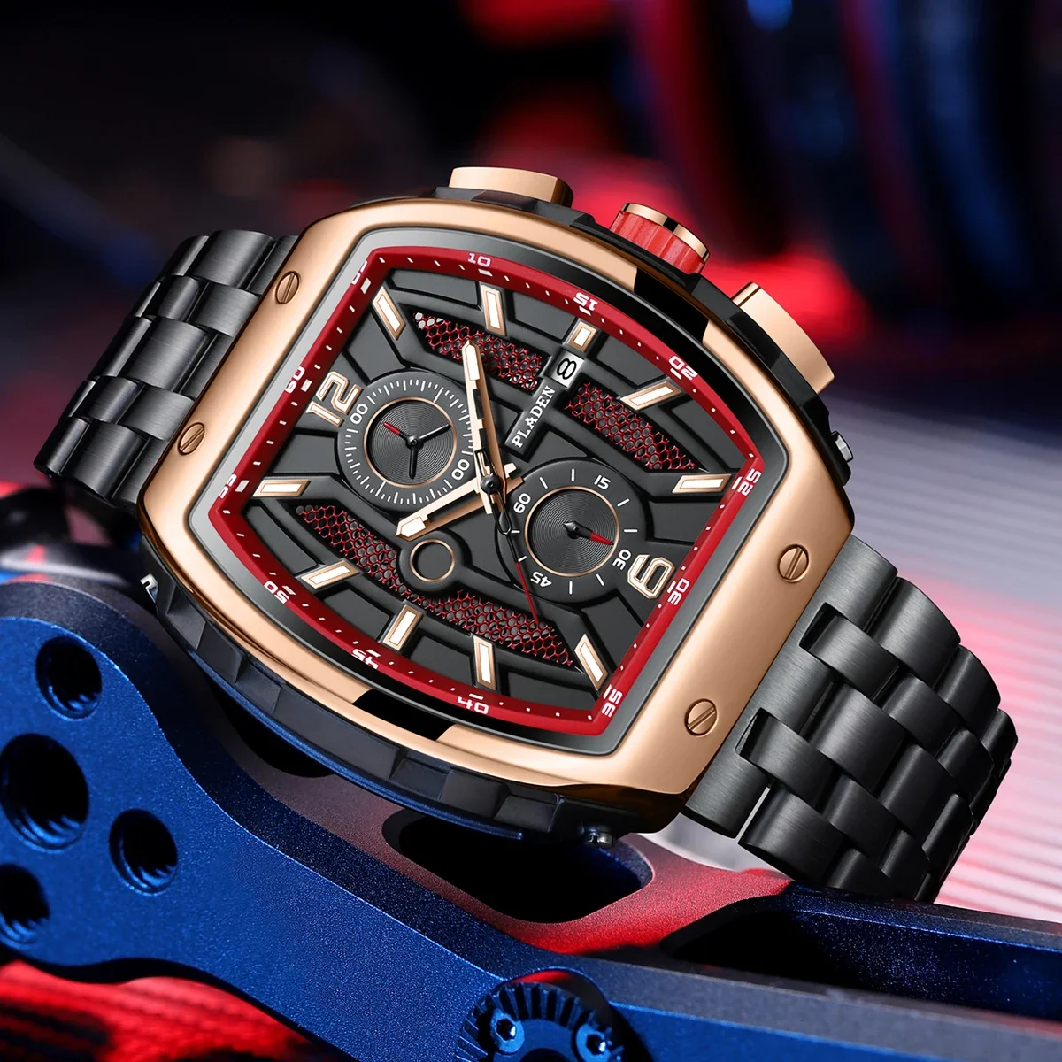 

Luxury Mens Sports Watch Waterproof Quartz Chronograph Business Wristwatch Montre Homme Top Brand New