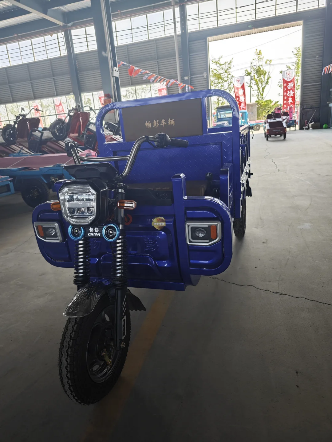 Surprise Price Electric Trike Adult Motorized Tricycles Cargo Closed Front 400 Rear 450 Flat Top Steel Wire Tires Eec Hengxing