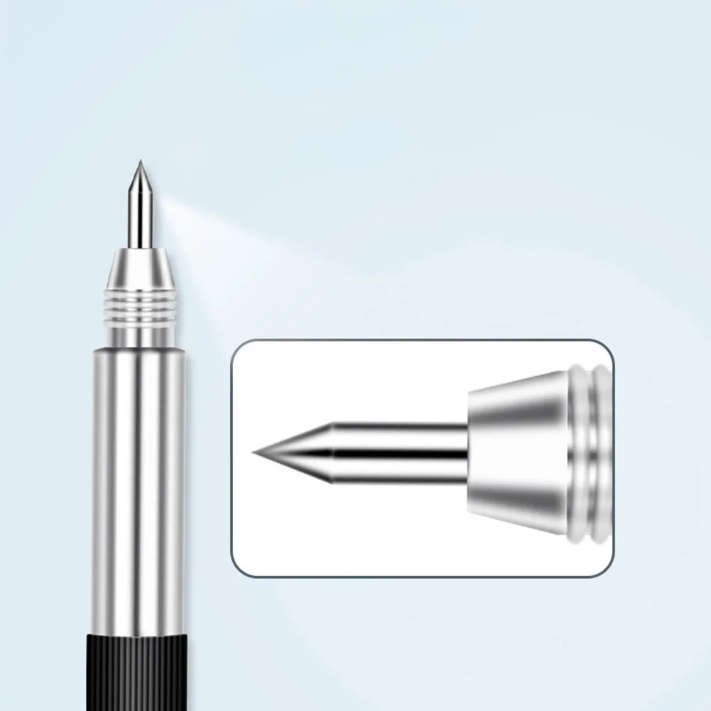 Double Ended Tungsten/ Carbide Scribing Pen Tip 136mm Stainless Steel And Magnet /Scriber Scribe Marker Metal /Hand Tools