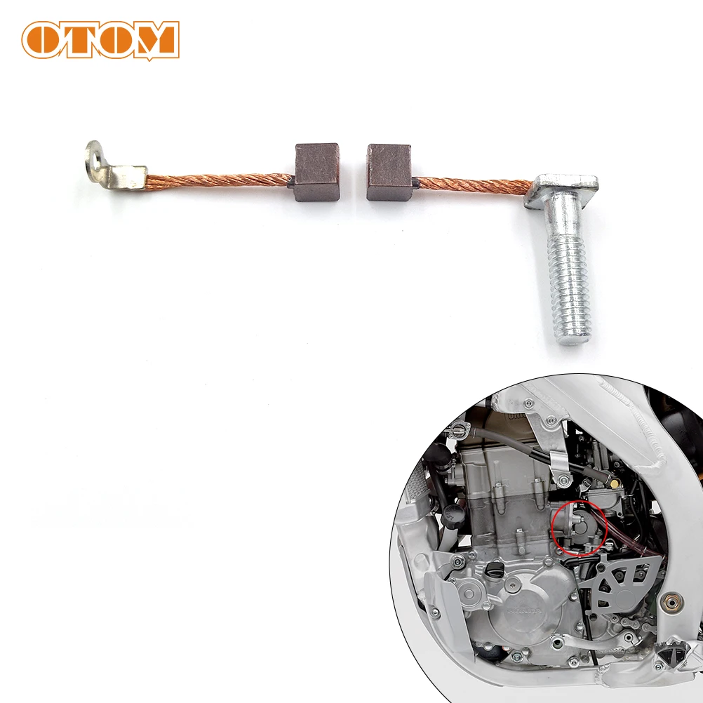 

OTOM Motocross Starter Motor Carbon Brushes Plate Repair Rebuild Kit 31201-MEY-671 TERMINAL SET, BRUSH For HONDA CRF450X 05-17