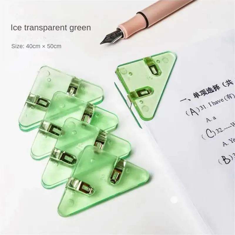 Edge Corner Clamp Large Opening Practical Multicolour Creative Stationery Accessories Stationery Folder Durable Thickening