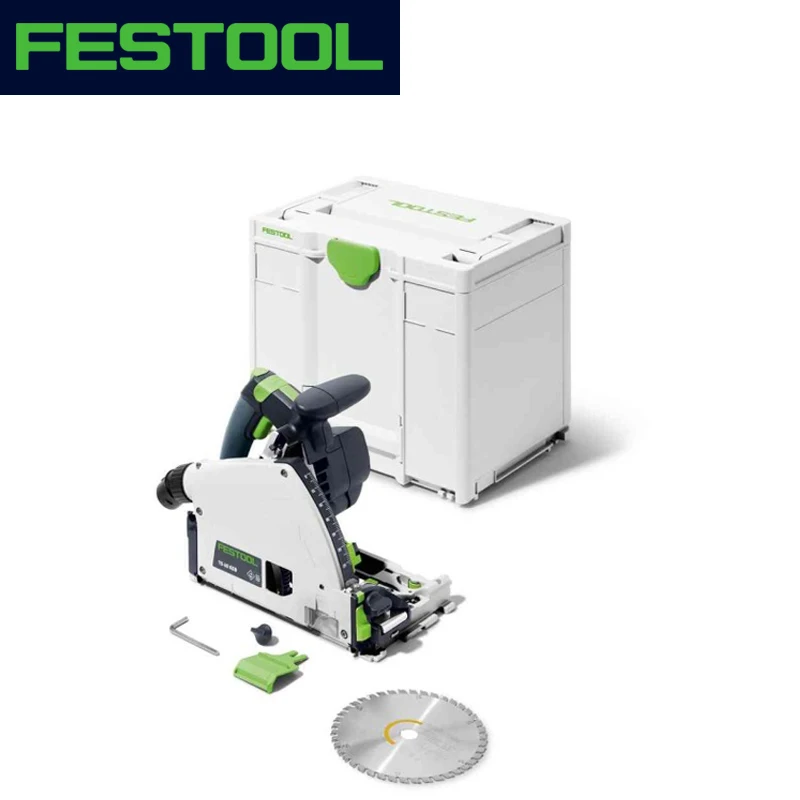 

Festool Plunge Cut Track Saw TS 60 576728 KEB-F-Plus Portable Durable Composite Oblique Cutting Saw System