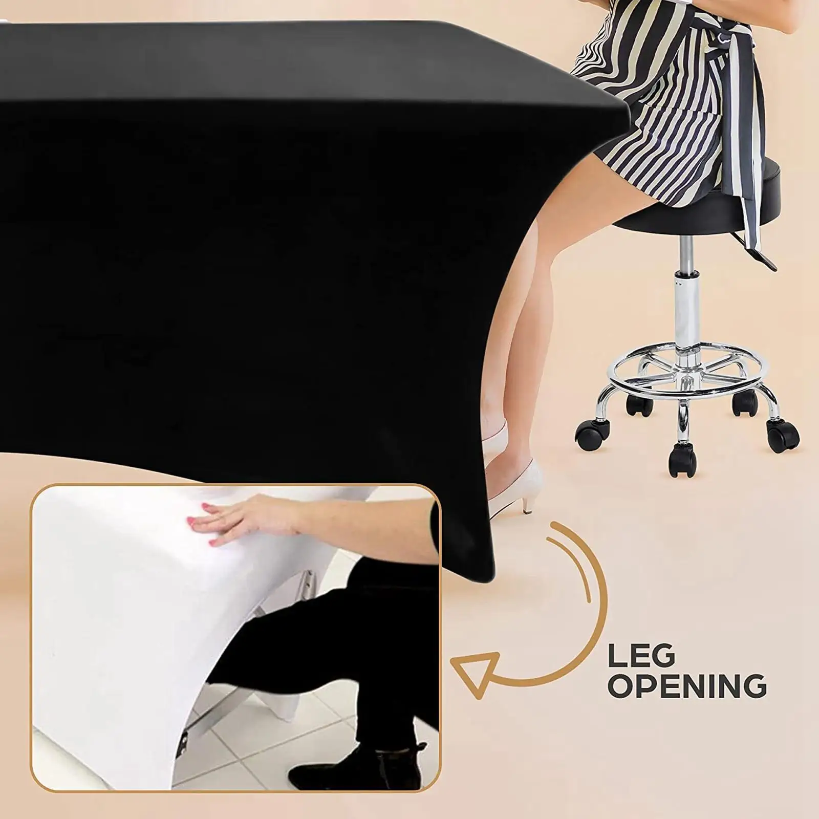 Bed Cover Professional Special for Eyelash Extension Massage Buffet Cloth Black