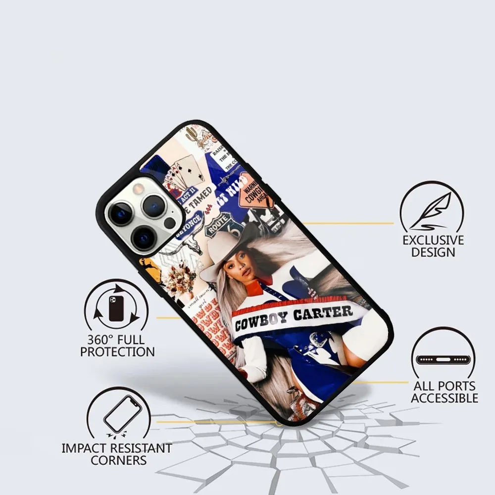 Beyonce COWBOY CARTER Phone Case For iPhone 15,14,13,12,11,Plus,Pro,Max Mini Magsafe Magnetic Wireless Charging