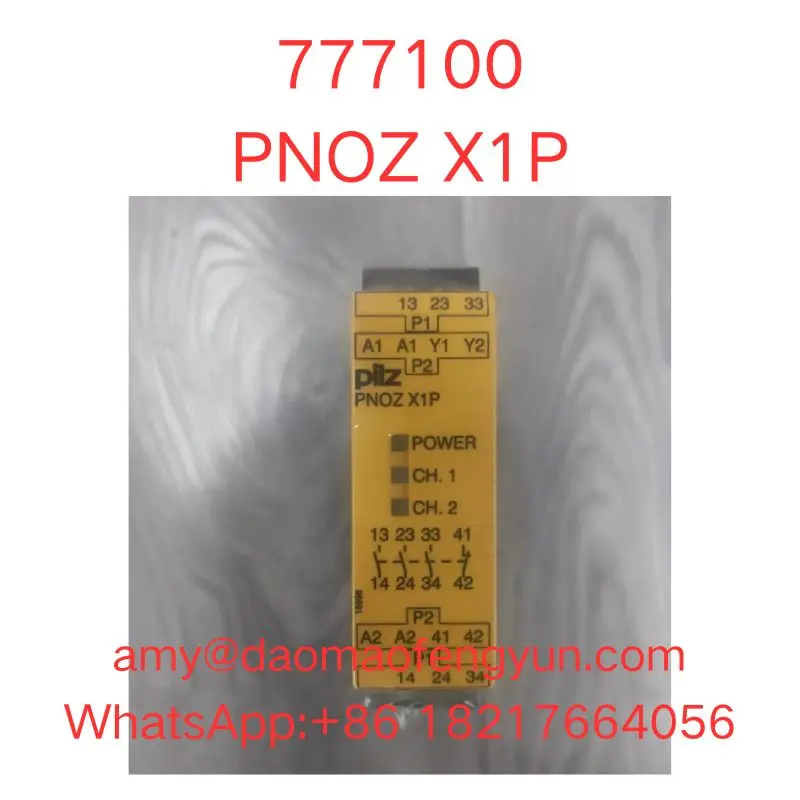 

Brand new 777100 Safety Relay PNOZ X1P fast shipping