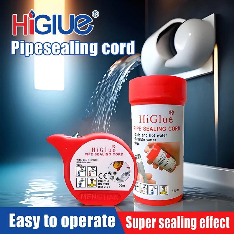 

L55 Metal Thread Pipe Sealing Magic Rope Kitchen and Bathroom Accessories Pipe Sealing Nano Tape Water Electrical PTFE Metal Pla