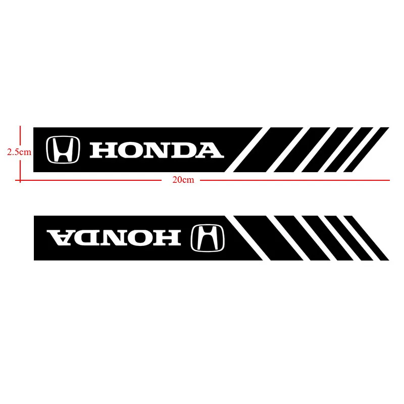 2 قطعة سيارة مرآة الرؤية الخلفية الجانب ملصق لاصق لامع ورائع جسم السيارة لهوندا Cb650r فورزا 125 سيفيك صالح سيتي كراي أكورد CB500