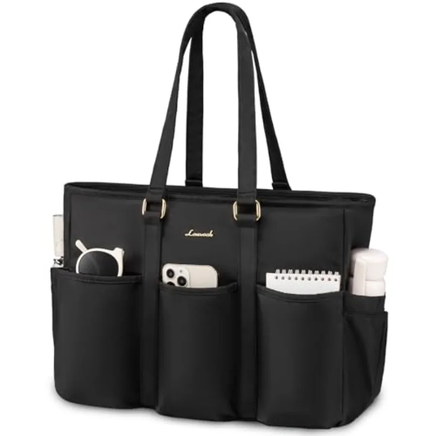 

17 ch Laptop Tote Bag for Women Work, Teacher Tote Bag Nurse Bag, Professional Utility Computer Bag For Work/Travel/College/Dai