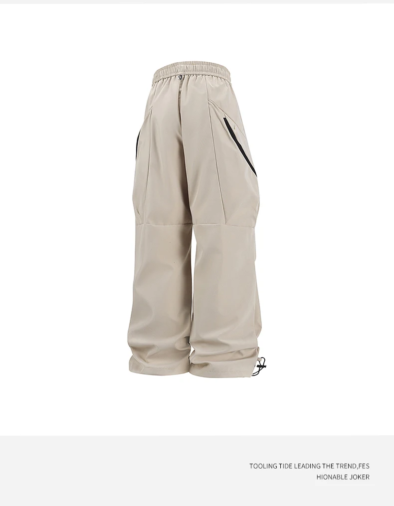Frühling Herbst Casual Hose Mode Lose Bequeme Atmungsaktive Mehrere Taschen Cargo Lange Hosen Fitness Laufen Casual Hosen – Detail 12