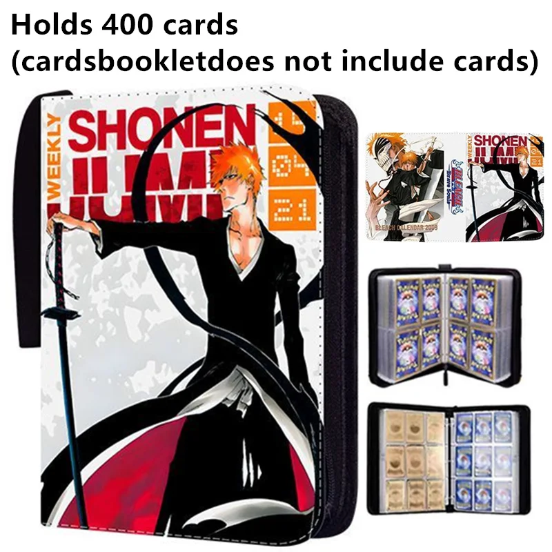 400/900pcs BLEACH Card Album Book Folder 4/9 Card Slots