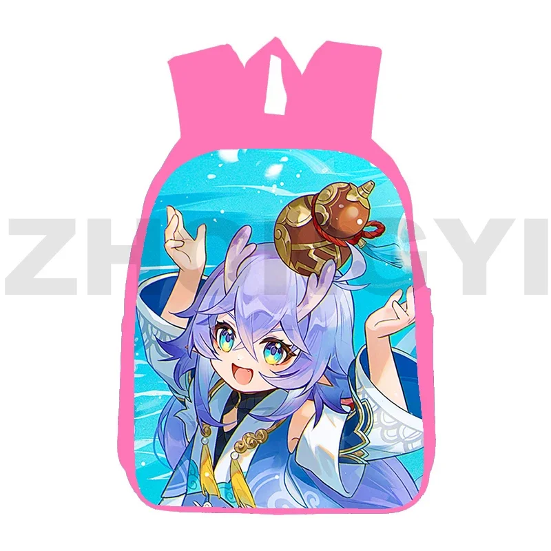 Canvas Harajuku Honkai Impact 3rd Backpack Cute School Bags for Girls Kids Bookbag 12/16 Inch Top Quality Preppy Laptop Knapsack