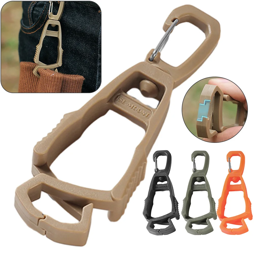 Outdoor Protective Gloves Clip Hanger Multi-purpose Safety Work Gloves Holder Anti-drop Glove Belt Clamp for Worker Construction