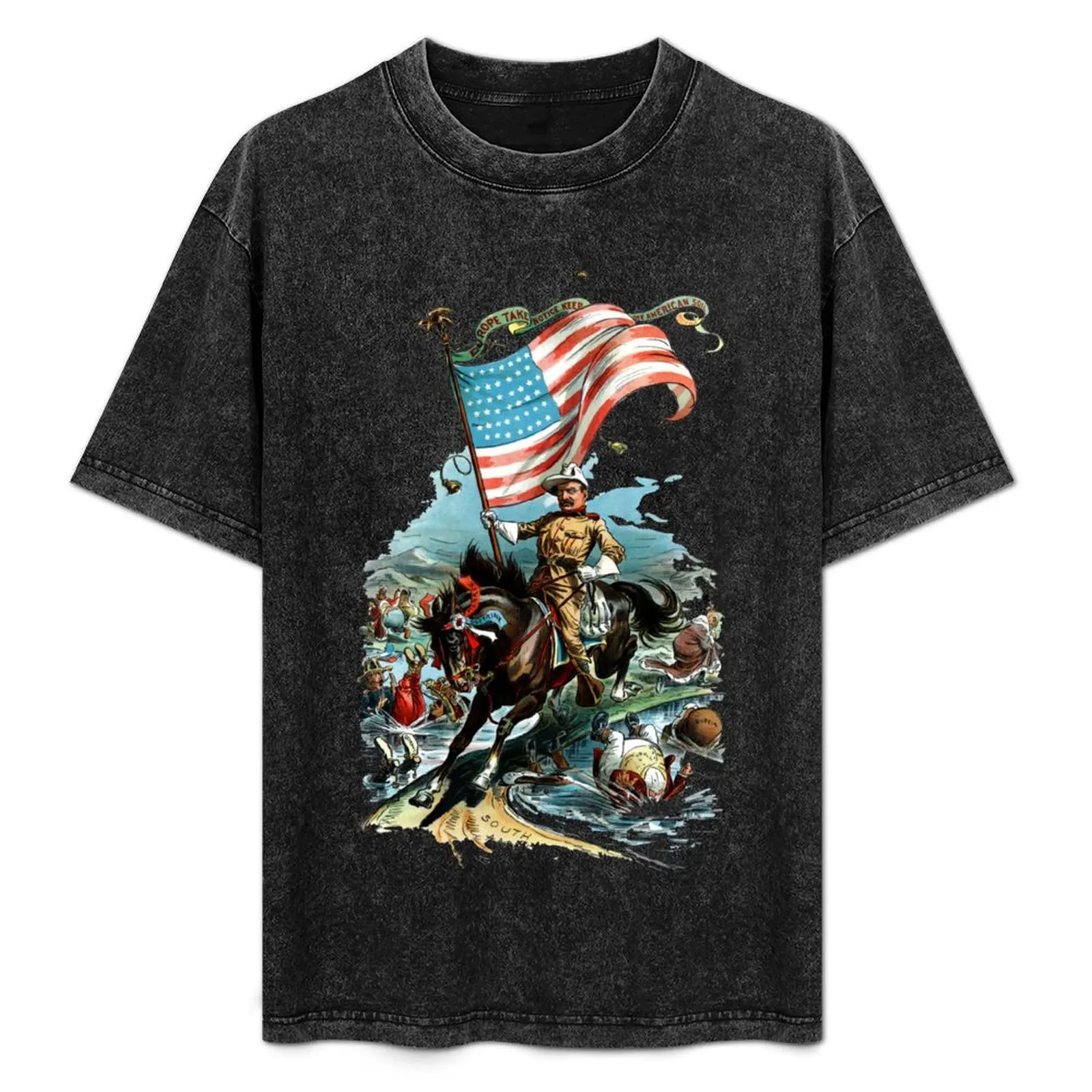 

1902 Rough Rider Teddy Roosevelt T-Shirt Sweat Absorbing Sports Tee Shirt