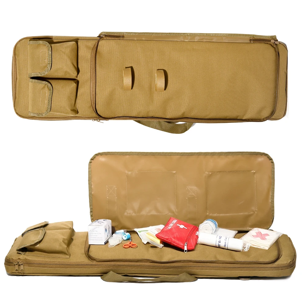 94cm 120cm Double Long Gun Bag Soft Rifle Case Rifle Backpack Shooting Carry Shoulder Bags for Hunting Accesories 4