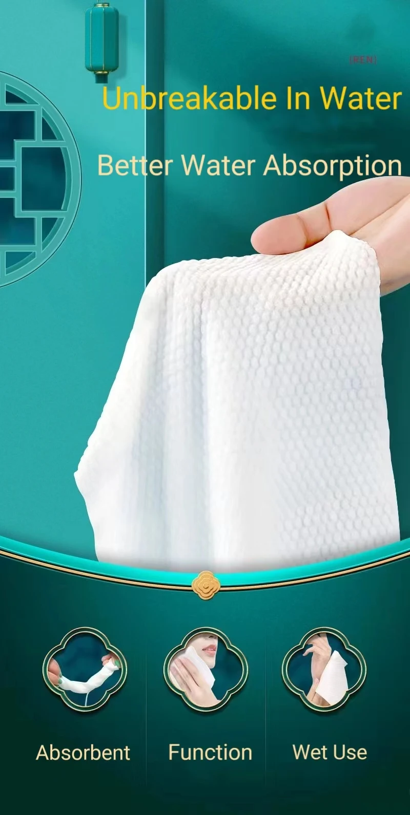 Cotton Disposable Face Towel Travel Cleansing Towel Wet And Dry Makeup Remover Face Towel Cotton Soft Towel Drawer Type