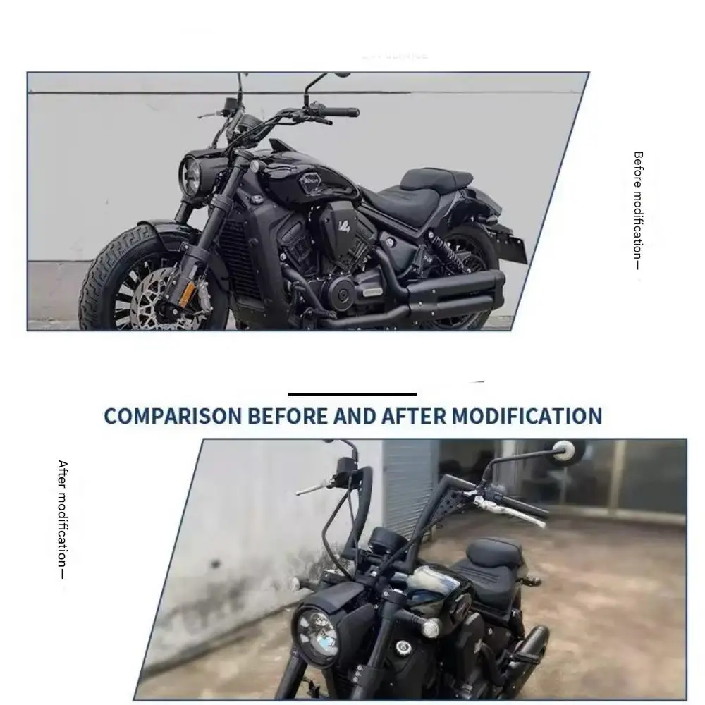 Per Benda Dark Flag 500 Darkflag 500 V4 Black Flag 500 Manubrio fisso modificato