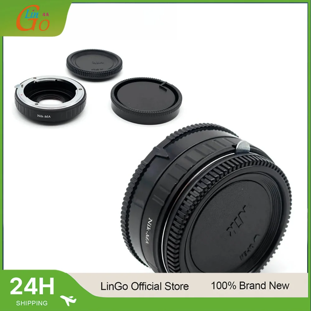 LinGo Nik-MA Mount Adapter Ring For Nikon F AI Lens To For SONY Alpha For Minolta MA Camera Adapter A580 A900 A390 A55 A77 A99