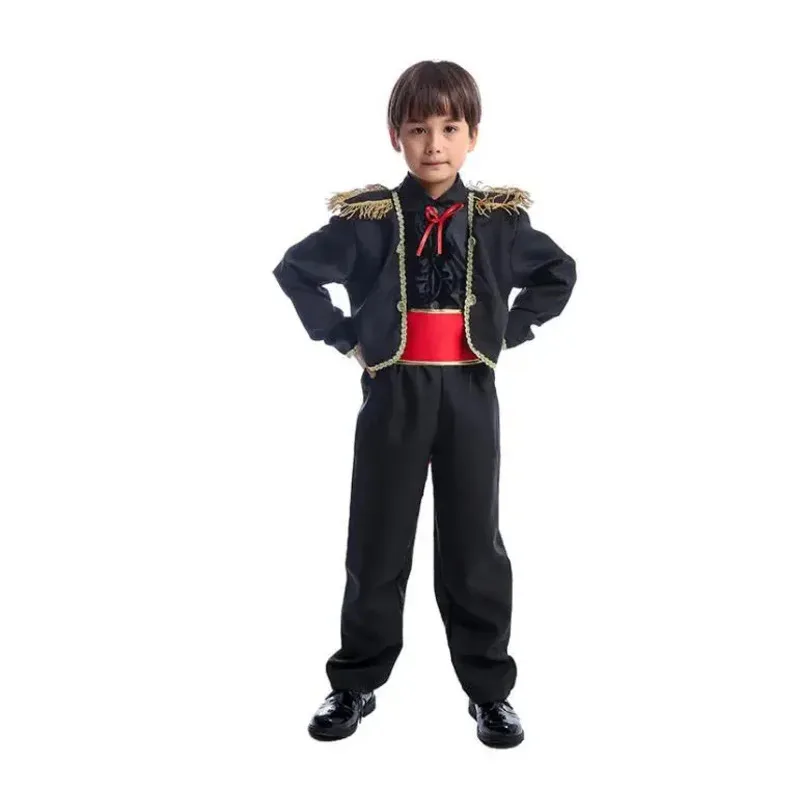 Disfraces de Halloween de Carnaval Purim de alta calidad para niños, disfraz de Matador español, disfraz de torero de España para niños NM33